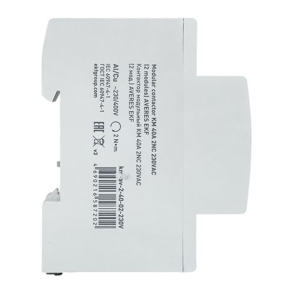 Контактор модульный КМ 40А 2NC 230В AC (2 мод.) AVERES EKF km-av-2-40-02-230V