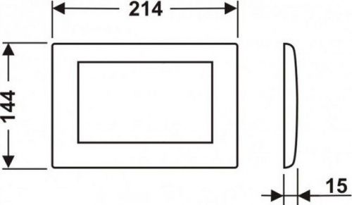 Панель смыва TECE planus 9240322 для унитаза