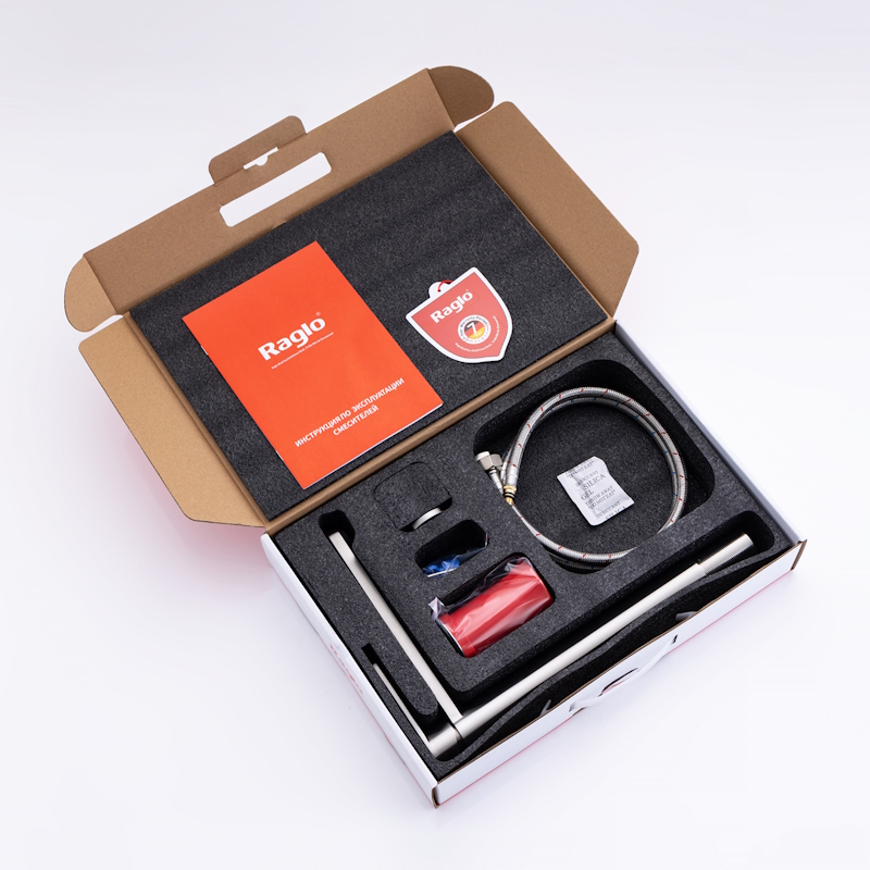 Смеситель для раковины высокий Raglo R10.15.05, сатин