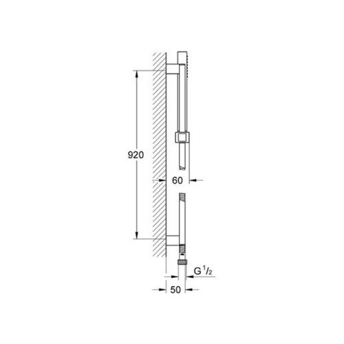 Душевой гарнитур Grohe Euphoria Cube 27700000