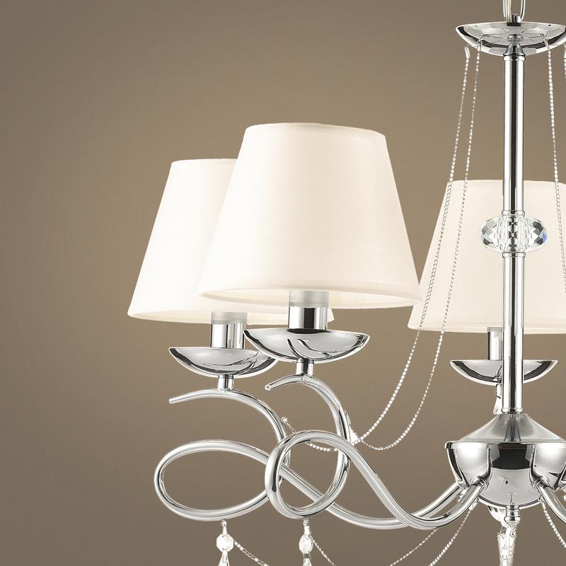 Люстра Haley 5х40Вт E14 IP20 Freya FR2909-PL-05-CH