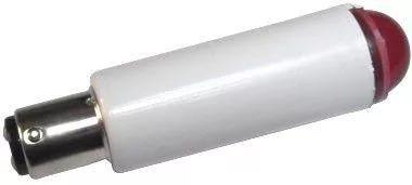 Лампа светодиодная СКЛ-1Б-К-2-220 220В 50Гц/пост. цоколь B15d/18 УХЛ2.1 красн. Реле и Автоматика A8021-78105428