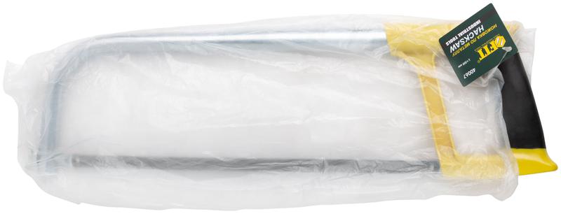 Ножовка пометаллу 300мм пластиковая прорезиненная ручка овальная рама FIT 40067