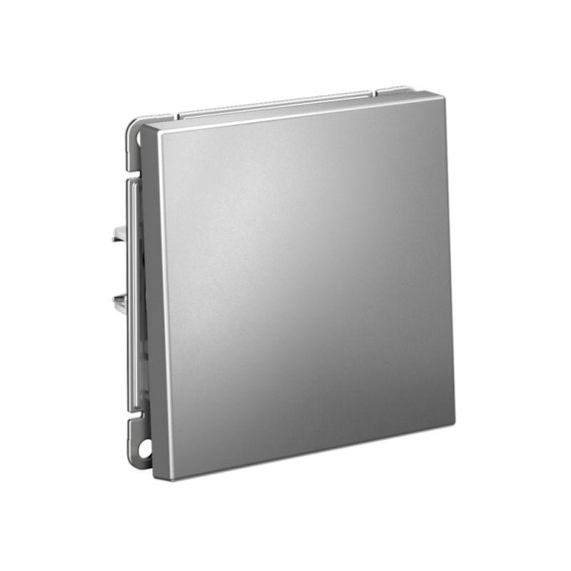 Переключатель 1-кл. ArtGallery 10AX быстрозажим. клем. механизм сталь SE GAL000961S