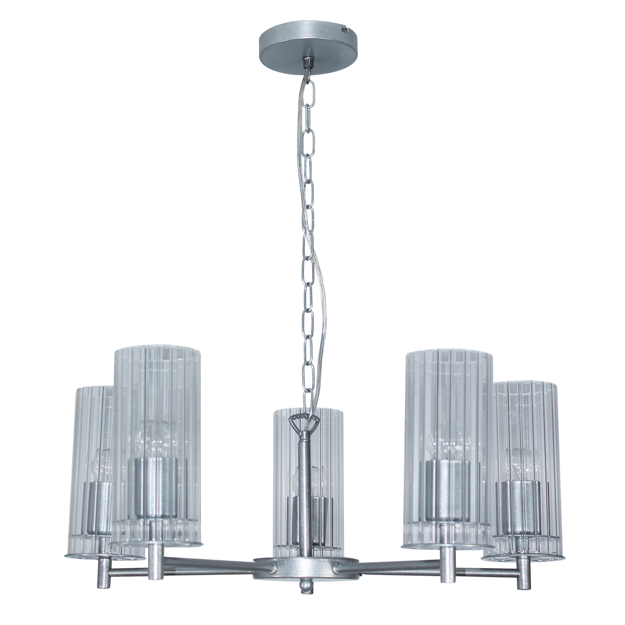 Светильник подвесной Ника 251 серебро НСБ 01-5х60-139 Е27