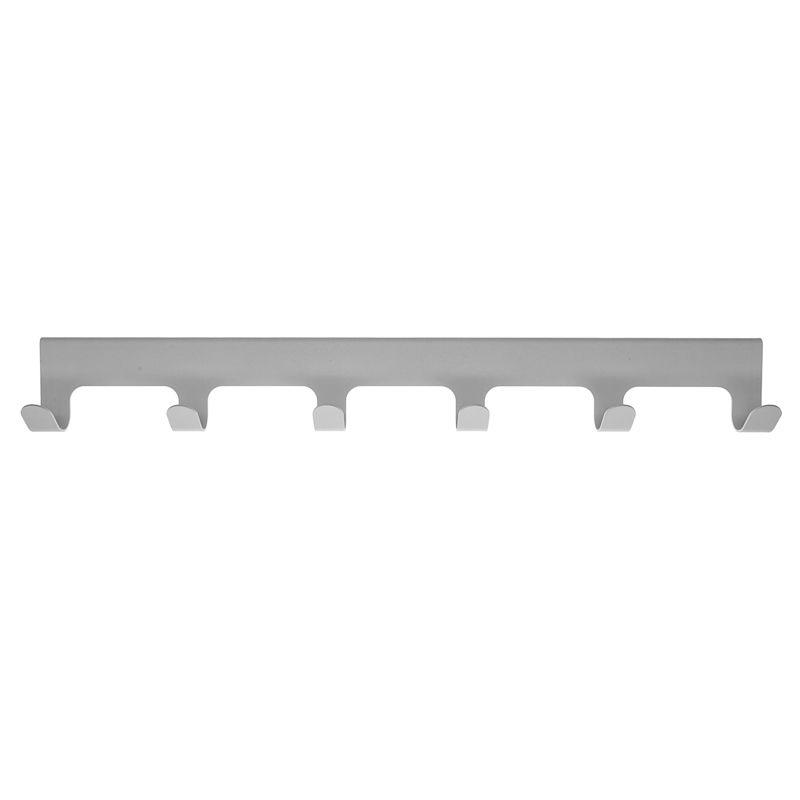 Вешалка навесная на дверь 6 крючков бел. Rexant 38-0644