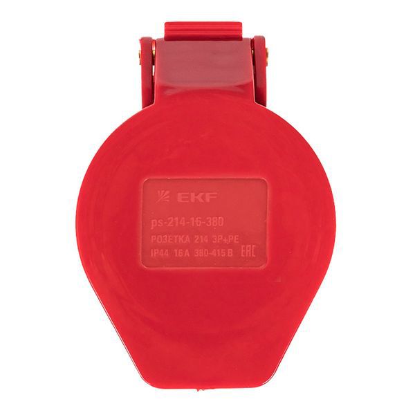 Розетка кабельная 16А 380В 3P+РЕ IP44 (214) EKF ps-214-16-380