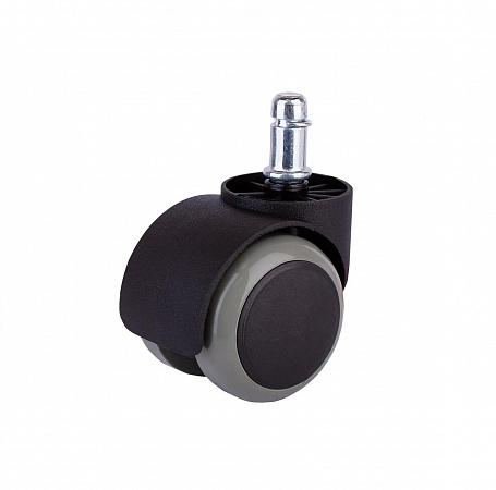 Колесо мебельное поворотное штифт М11 d50 без тормоза обрезин. пластик черн. (уп.1шт) Tech-Krep/Zitar 151217