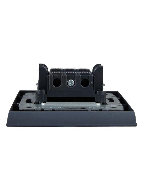 Выключатель 2-кл. СП BRITE ВСР10-2-0-БрМ 10А в сборе маренго IEK BR-V20-0-10-K35-F