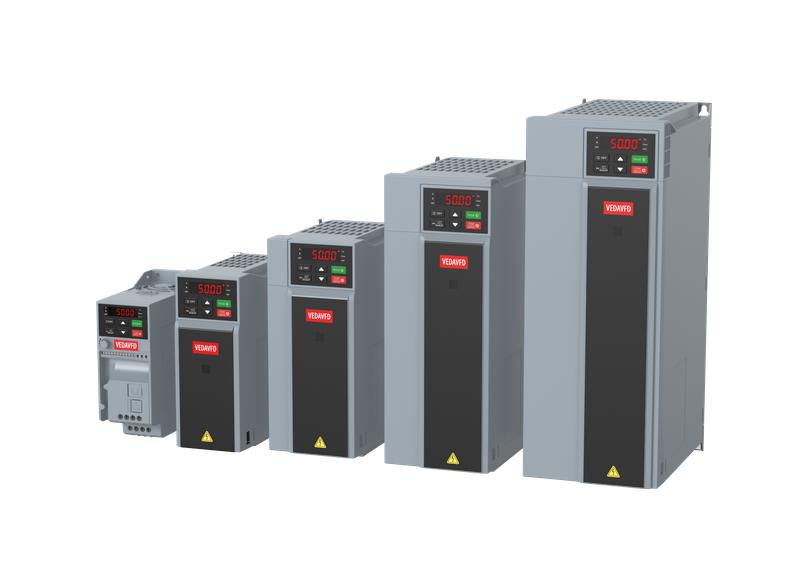 Преобразователь частоты VF-51-P4K0-0009-T4-E20-B-H вход. 380В выход. 4кВт выход. 9.5А VEDA ABA00008