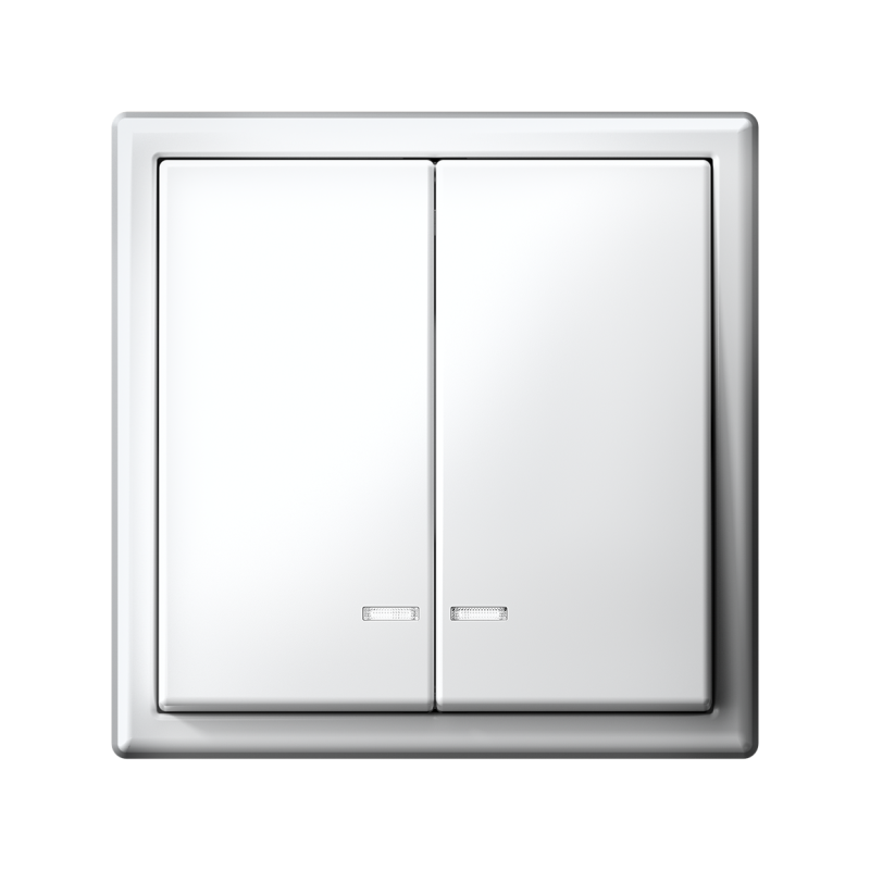 Выключатель 2-кл. ArtGallery (сх. 5а) 10AX с подсветкой механизм лотос SE GAL001353