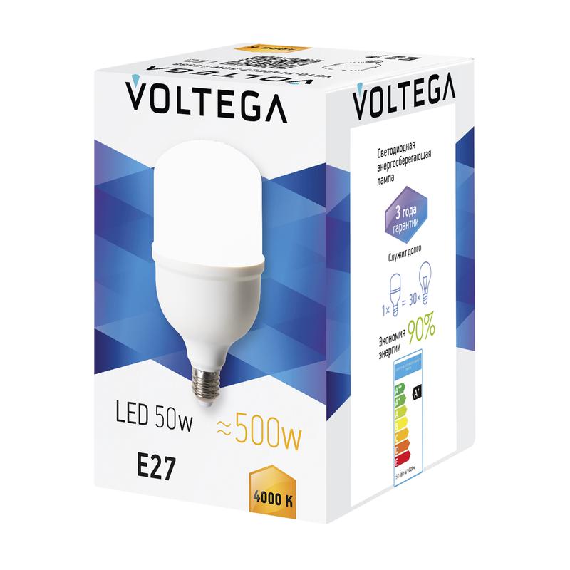 Лампа светодиодная T120 50Вт 4000К E27 IP20 Voltega 8588