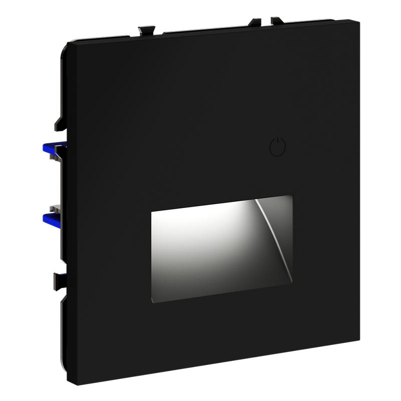 Подсветка светодионая СП S70 с датчиком механизм черн. матов. Voltum VLS070708