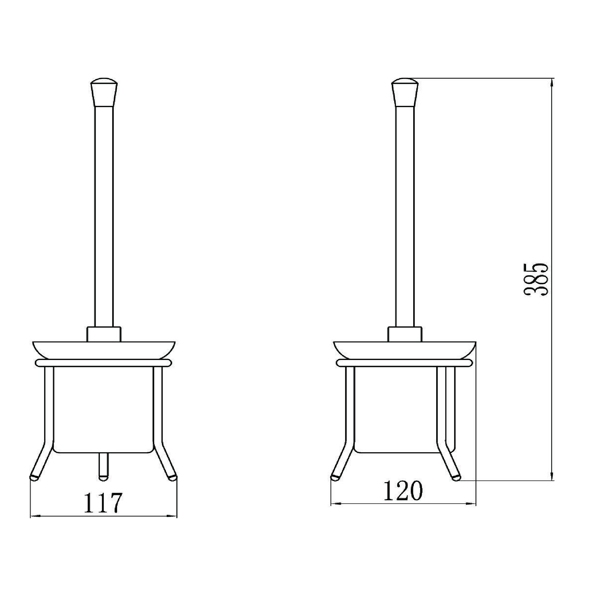 Ершик Savol S-002094, хром