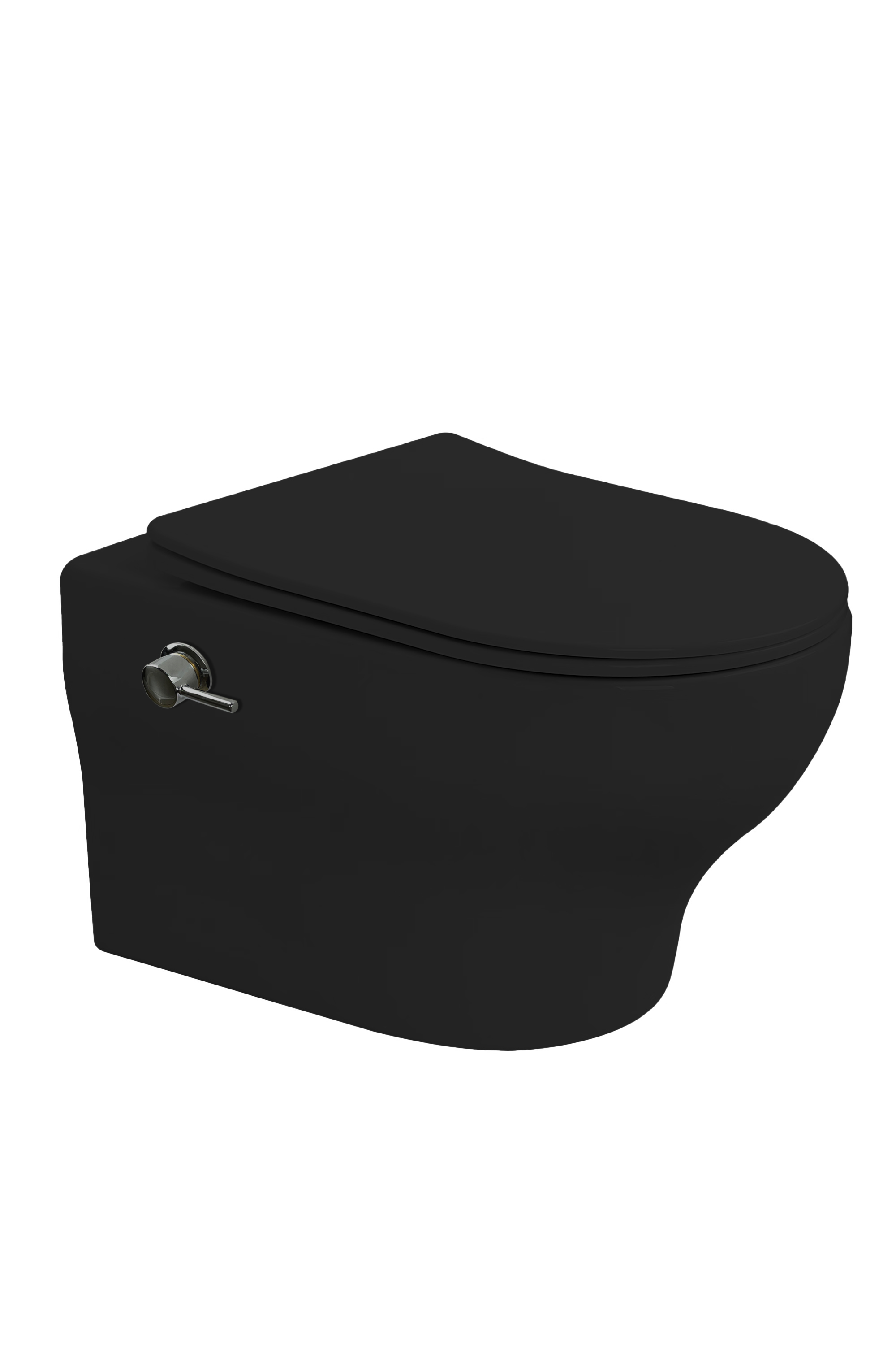 Унитаз подвесной FIORE Белый матовый c крышкой, функция Торнадо