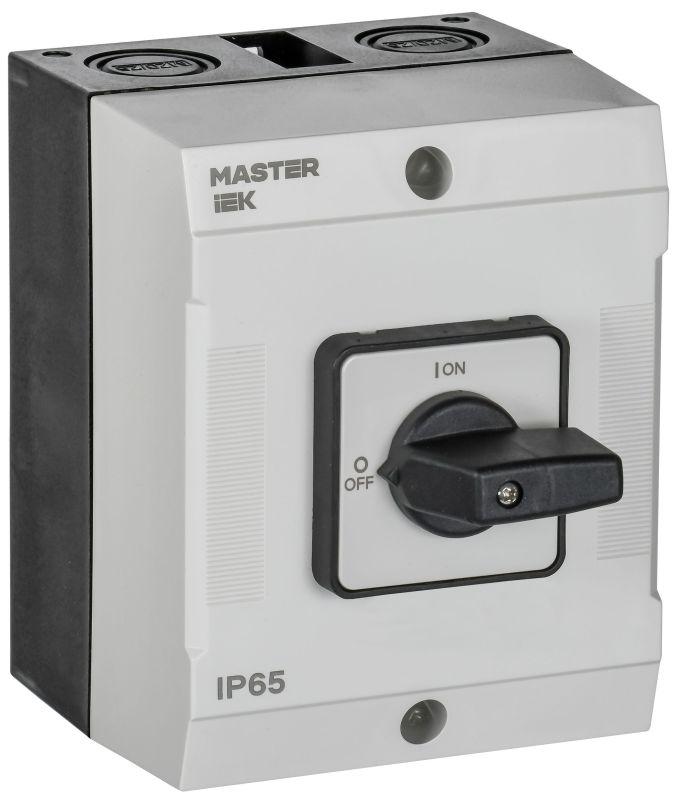 Переключатель кулачковый 80А (сх. 10) в боксе стандартная рукоятка IEK MI-CS20-080-010