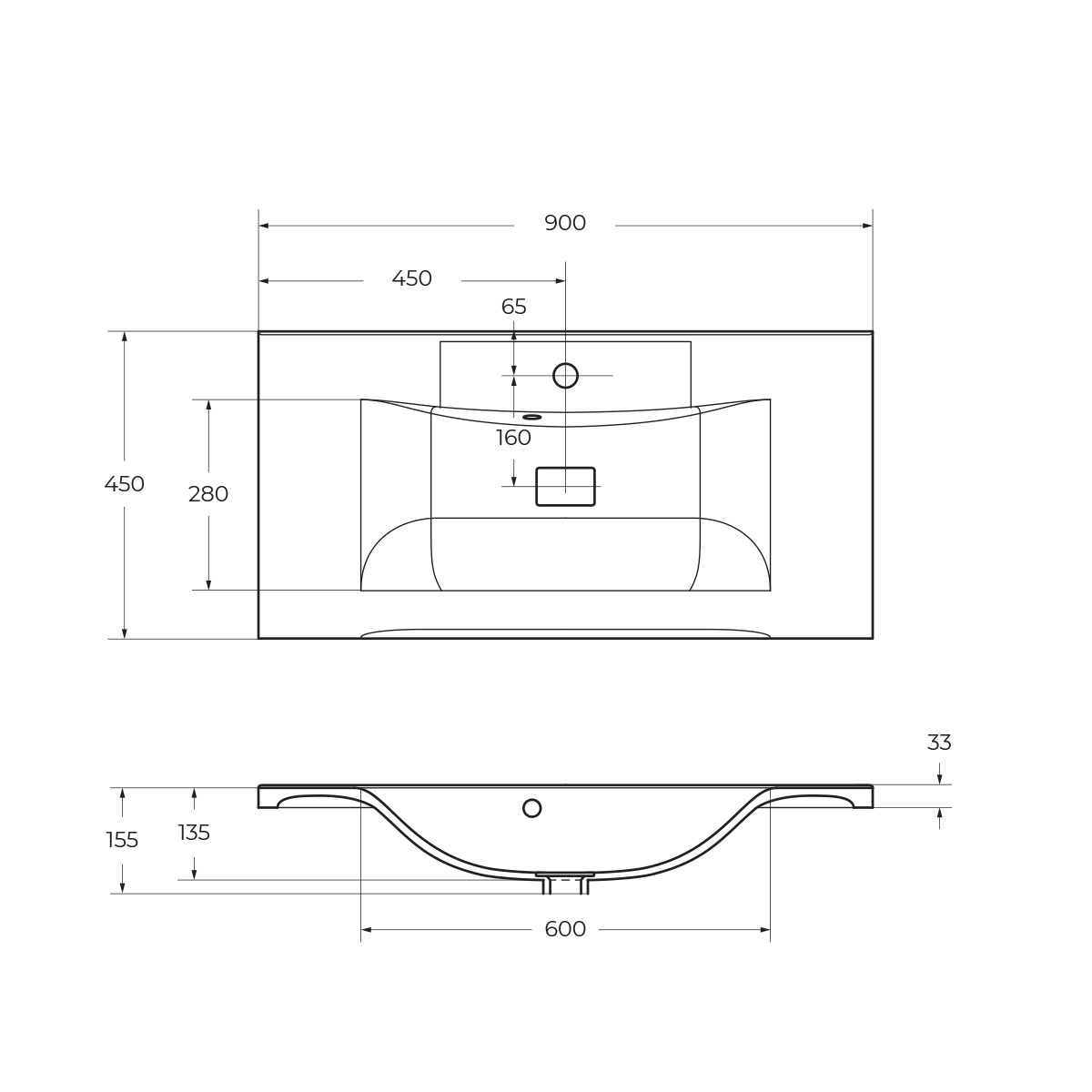 Раковина из литьевого мрамора BelBagno BB900/450-LV-MR-PR