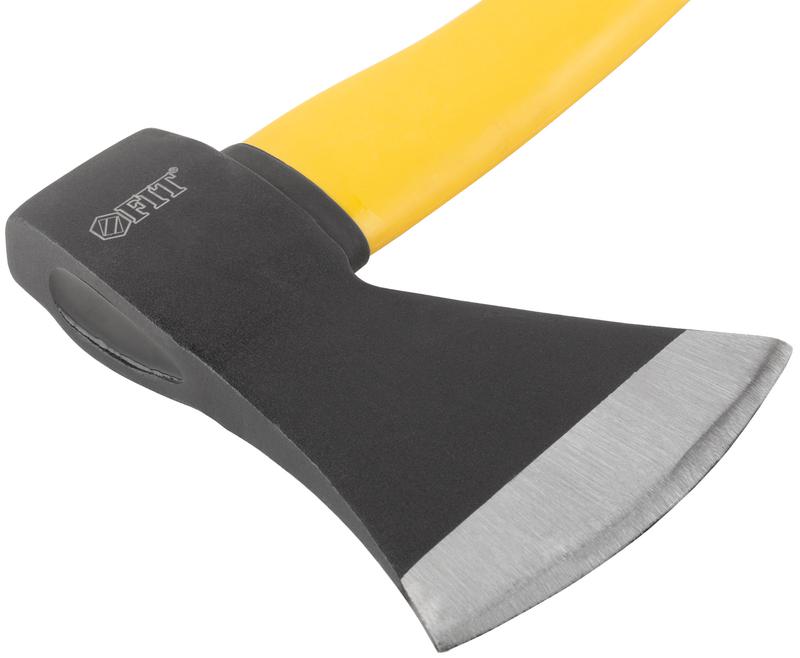 Топор 800г усилен. фибергласовая ручка; кованая усилен. сталь FIT 46208