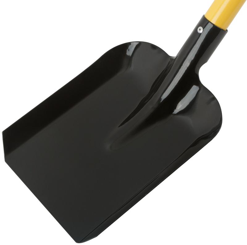 Лопата совковая 220х270х1060мм V-ручка; металлизированный черенок; желт. 77218