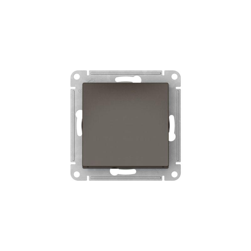 Переключатель 1-кл. AtlasDesign (сх. 6) 10AX быстрозажим. клем. механизм мокко SE ATN000661S