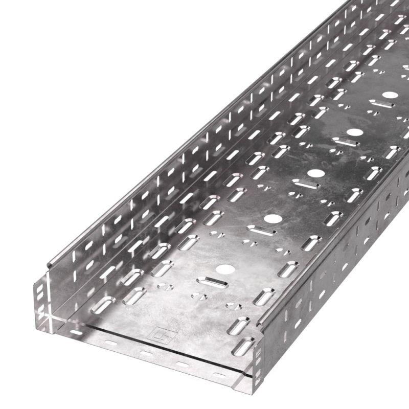 Лоток перфорированный 300х80 L3000 1мм Стандарт (уп.6м) Промрукав PR16.2307