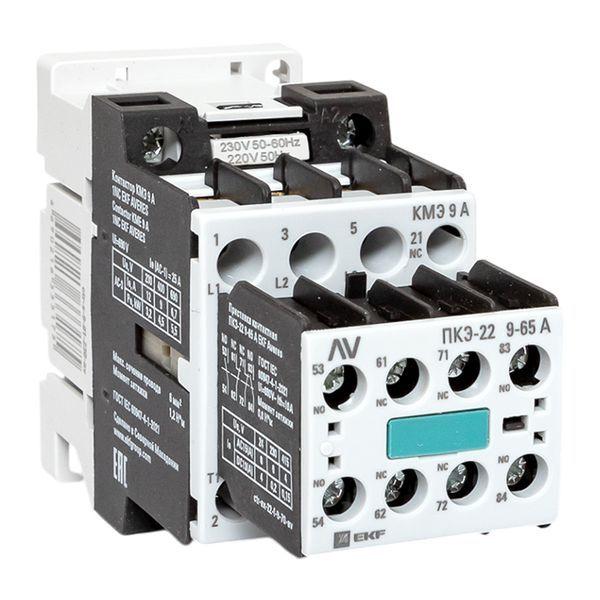 Комплект КМЭ 1НЗ 9А кат. 230В АС 2НО+2НЗ AVERES EKF ctr-s-9-01-230-av-22