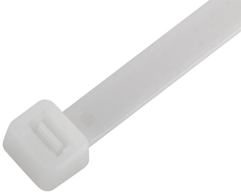 Хомут для проводов 7.6х400мм нейлон. бел. (уп.100шт) FIT 60382