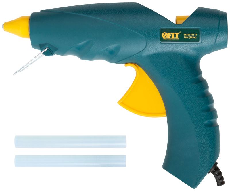 Пистолет клеевой 11мм 20Вт (200Вт) FIT 14353