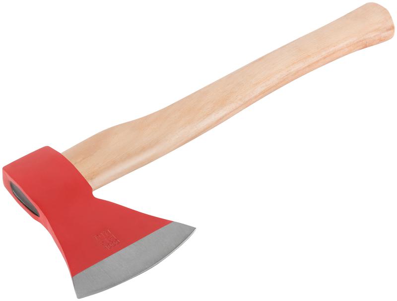 Топор 1000г деревянная ручка; кованая усилен. сталь FIT 46010