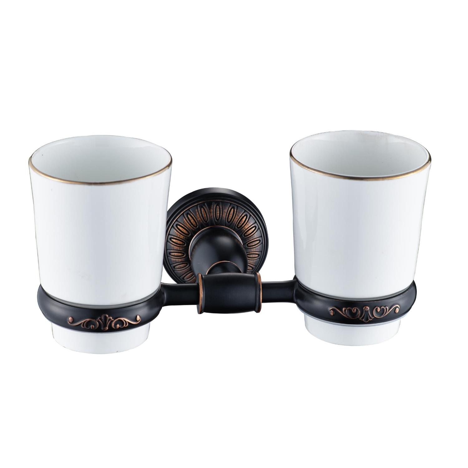 Стакан для ванной комнаты двойной Savol S-006668H, черный