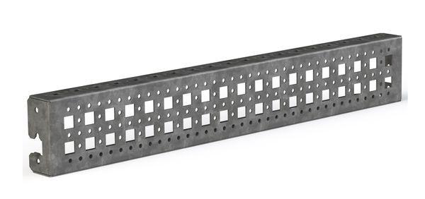 Рейка монтажная перфорированная широкая Д400 AleSta (уп.2шт) EKF AleSta-ARW400