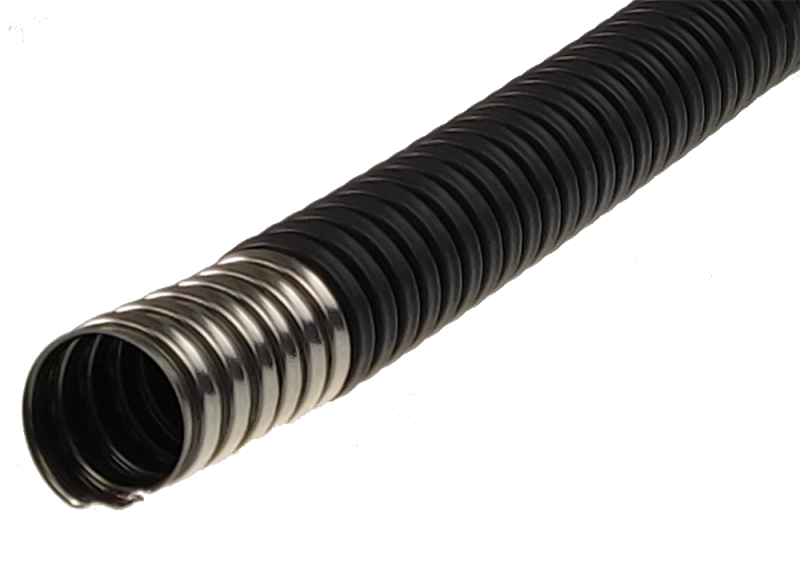 Металлорукав в ПВХ изоляции РЗ-НП нг 12 нерж. сталь (уп.100м) ГОФРОМАТИК zeta44820