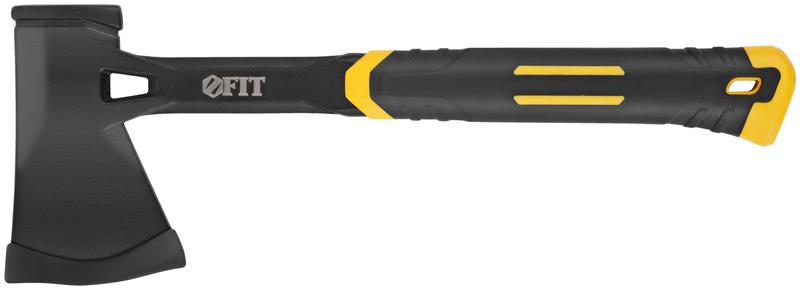 Топор туриста Профи 600г пластик. прорезиненная ручка; цельнометал. FIT 46270