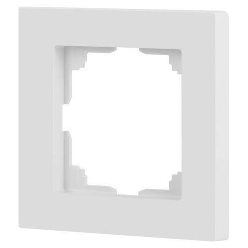 Рамка 1-м СП Accent 6-501-01М бел. матов. Intro Б0063730