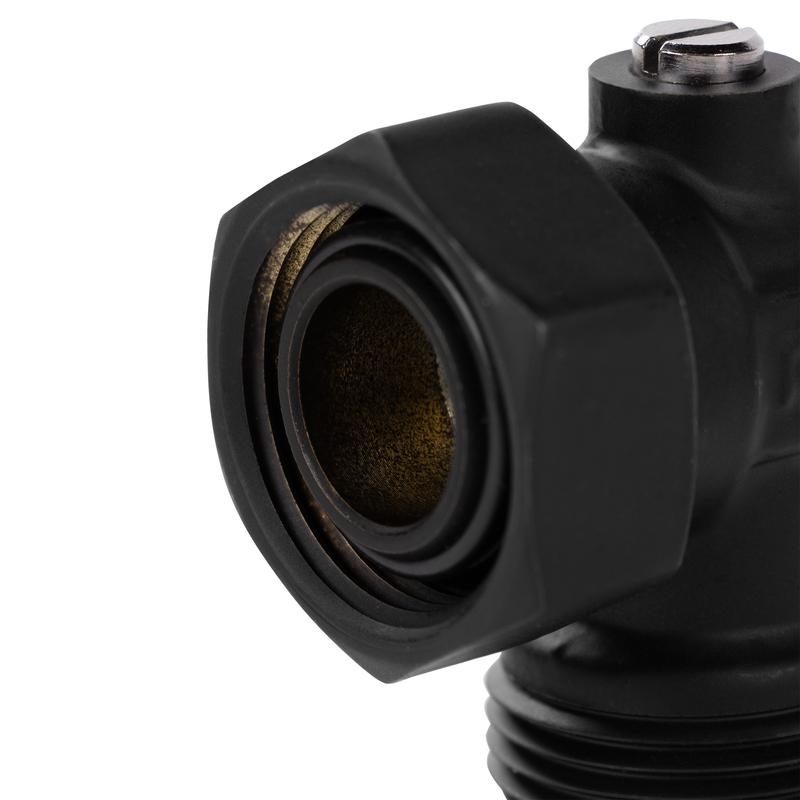 Набор нижнего подключения угловой раздельный 3/4х3/4ЕК черн. Royal Thermo НС-1559437