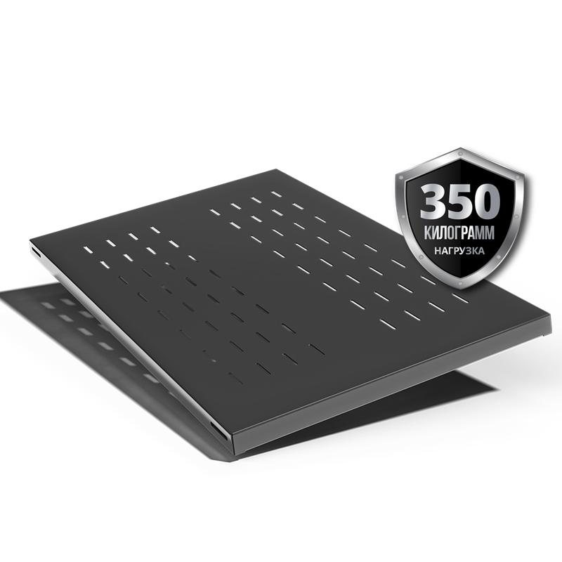 Полка усиленная аккумуляторная 19дюйм Г=1000мм для шкафов глубиной 1200мм RAL 9004 черн. SYSMATRIX SH 1202.900