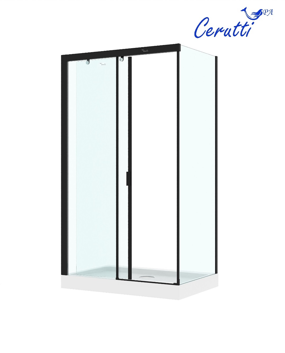 Ограждение MARBELLA 120B L душевое Ceruttispa без поддона (80x120x190)