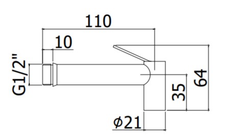 Душ гигиенический TWEET ROUND, черный матовый