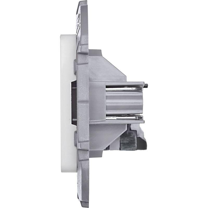 Розетка компьютерная Inspiria RJ45 кат.5E UTP бел. IEK 673825