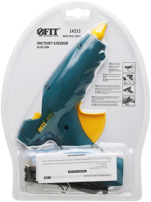 Пистолет клеевой 11мм 20Вт (200Вт) FIT 14353