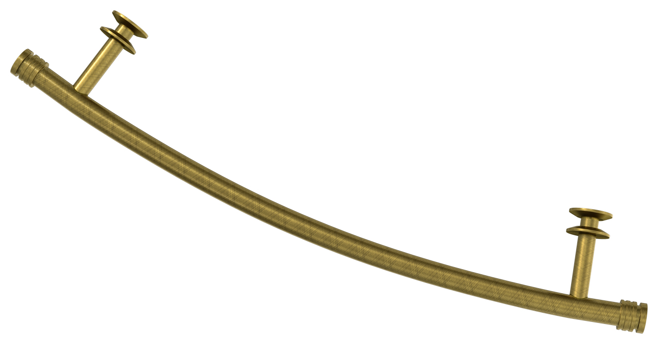ПОЛКА (L - 470 мм) н/ж для ДР "СУНЕРЖА" (Состаренная бронза) 05-2011-0470