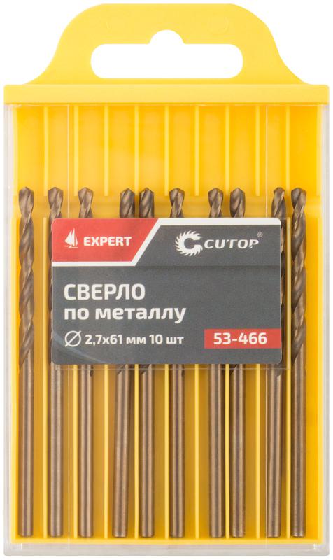 Сверло по металлу EXPERT 2.7х61мм (уп.10шт) Cutop 53-466