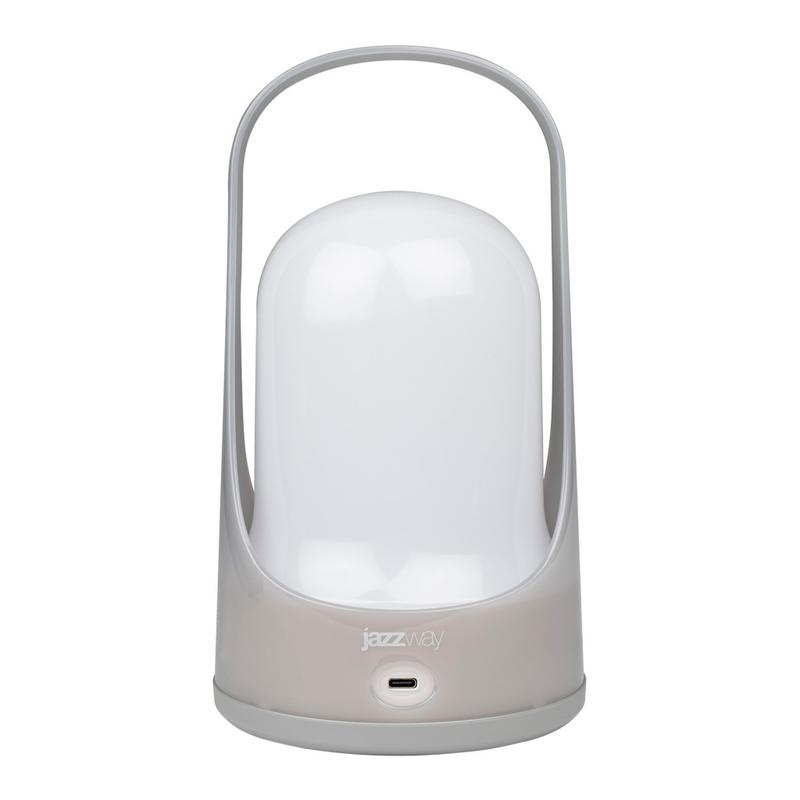 Фонарь Accu5-L60-gy 60SMDх0.5Вт 220лм/350лм/650лм 8000К-9000К (Li-ion аккумулятор 3.7В 18650 3600мАч) диммер IP20 сер. JazzWay 5058323