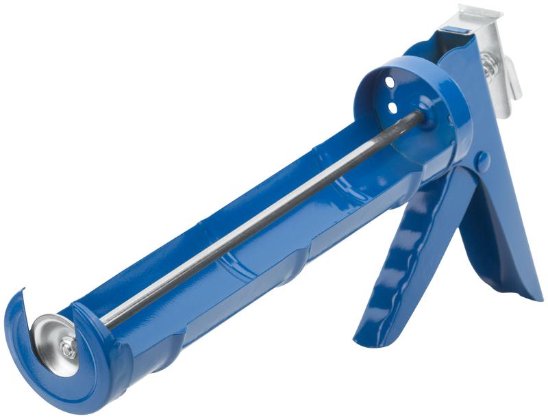 Пистолет для герметика 225мм полукорпусной гладкий шток FIT 14209