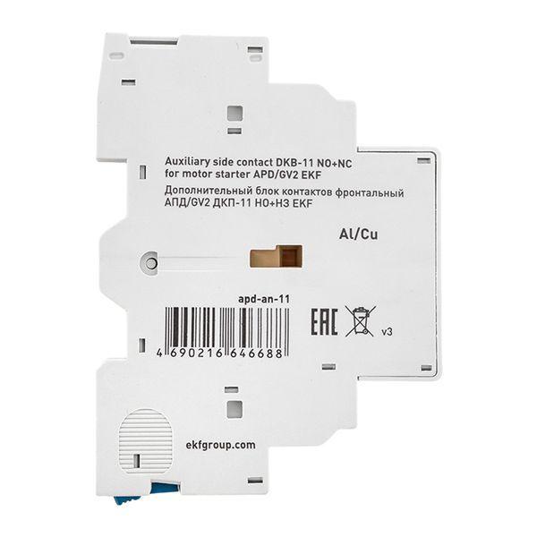 Блок контактов боков. дополнительный АПД/GV2 ДКП-11 НО+НЗ EKF apd-an-11