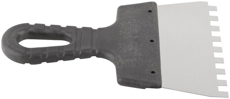 Шпатель фасадный зубчатый 150мм/зуб 8мм нерж. КУРС 06602