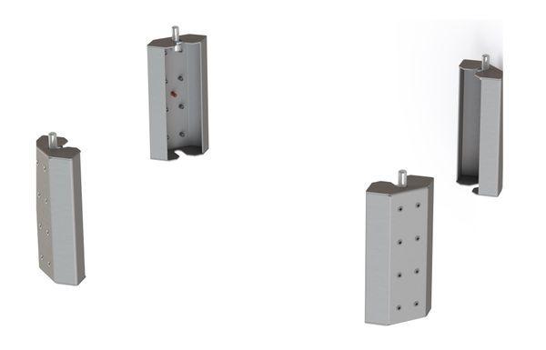 Комплект угловых элементов цоколя В=200мм (уп.4шт) AleSta EKF AleSta-BS20