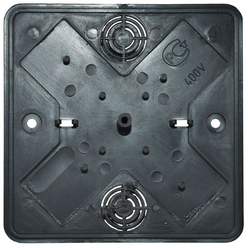 Коробка распаячная ОП 100х100х29 черн. IEK UKO10-100-100-029-K02-E