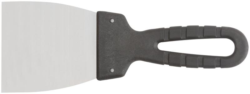 Шпатель лезвие нержавеющая сталь пластиковая ручка 80мм MOS 06563М