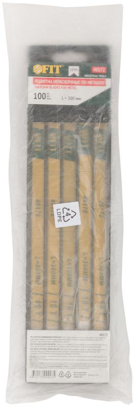 Полотно ножовочное по металлу легированная сталь 20 Cr 300мм ( 18 TPI ) FIT 40172